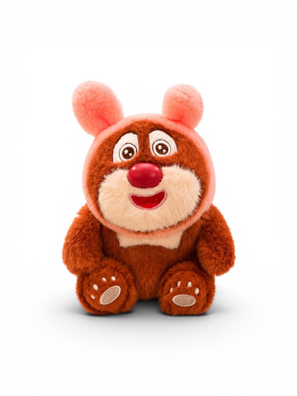 Bunny Hood Bear Plush – 14 cm