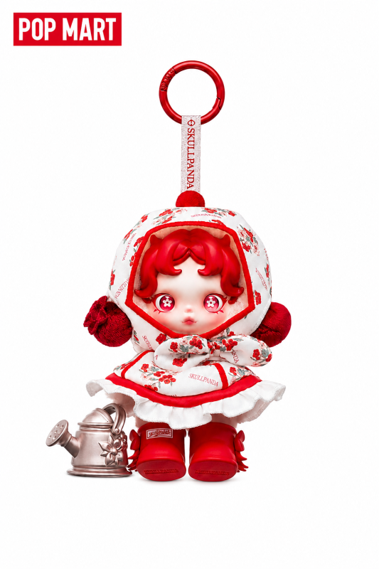 POPMART SKULLPANDA Amid Flowers Plush Doll Pendant