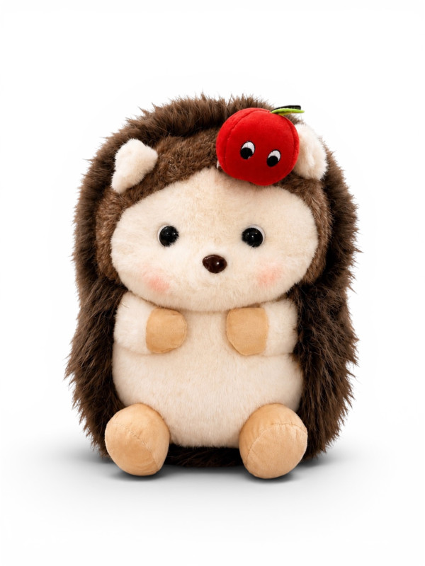 Apple Hedgehog Plush – 30 cm
