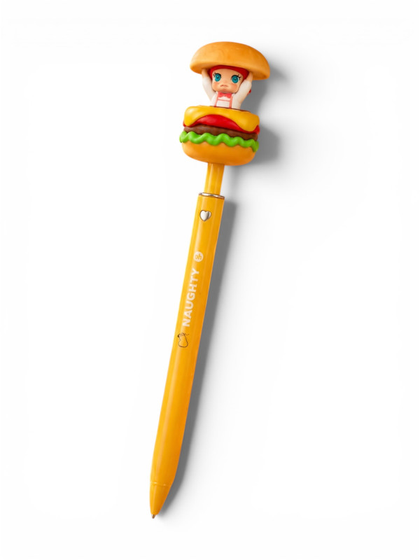 Aurora Burger Gel Pen – Black Ink