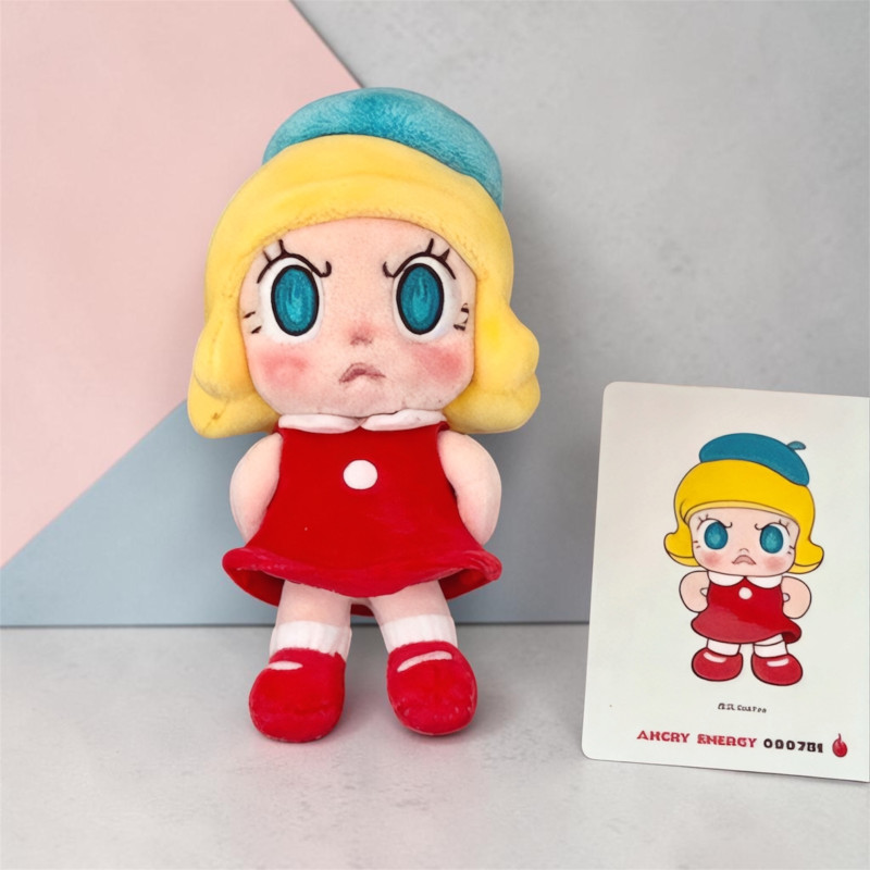 Angry Molly - Angry Energy Series Plush Pendant, Blind Box