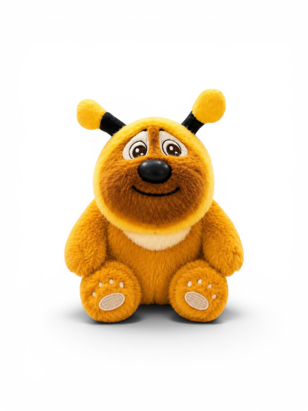 Bee Hood Bear Plush – 14 cm