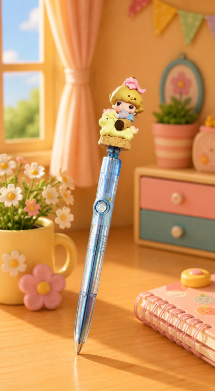 Aurora Carousel Pony Gel Pen – Black Ink