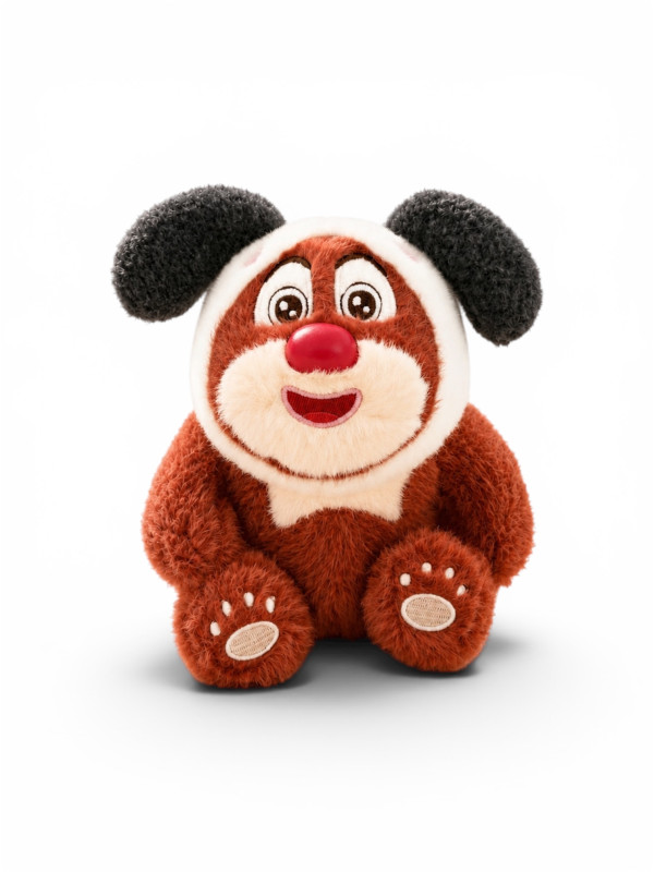 Puppy Hood Bear Plush – 14 cm