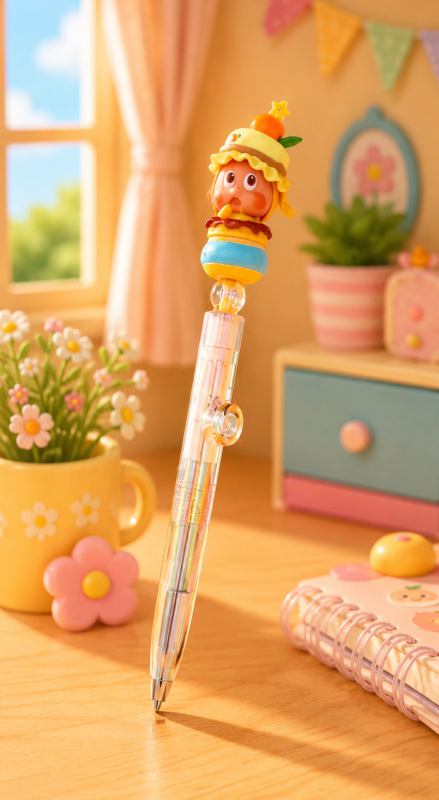 Aurora Orange Jam Gel Pen – Black Ink