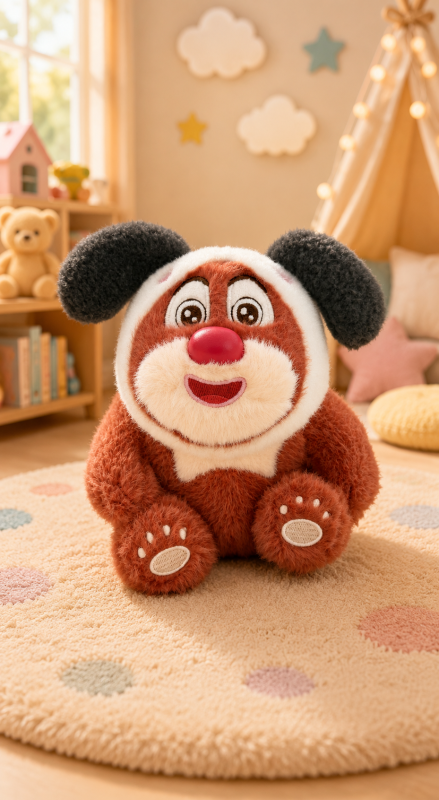 Puppy Hood Bear Plush – 14 cm