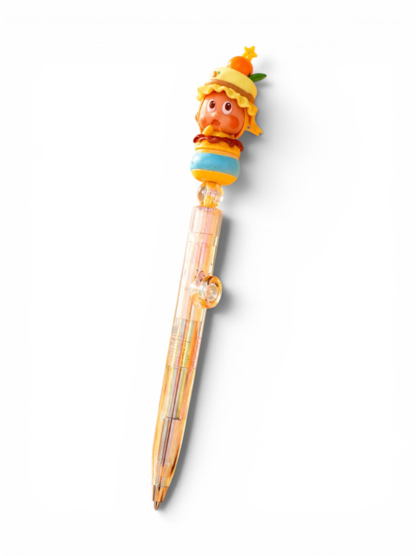 Aurora Orange Jam Gel Pen – Black Ink