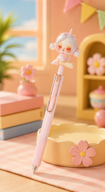 Aurora Pink Dream Gel Pen – Black Ink