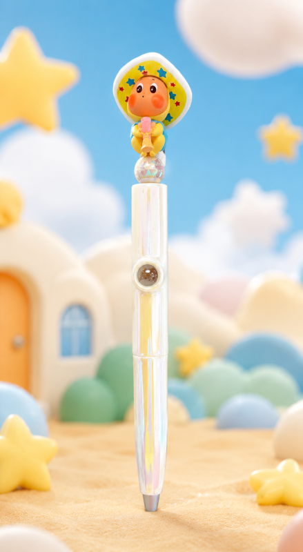 Aurora White Witch Gel Pen – Black Ink