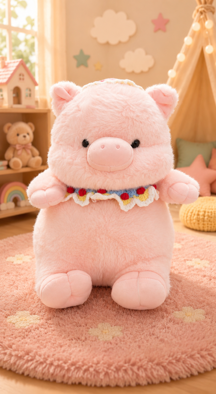 Strawberry Pig Plush – 40 cm